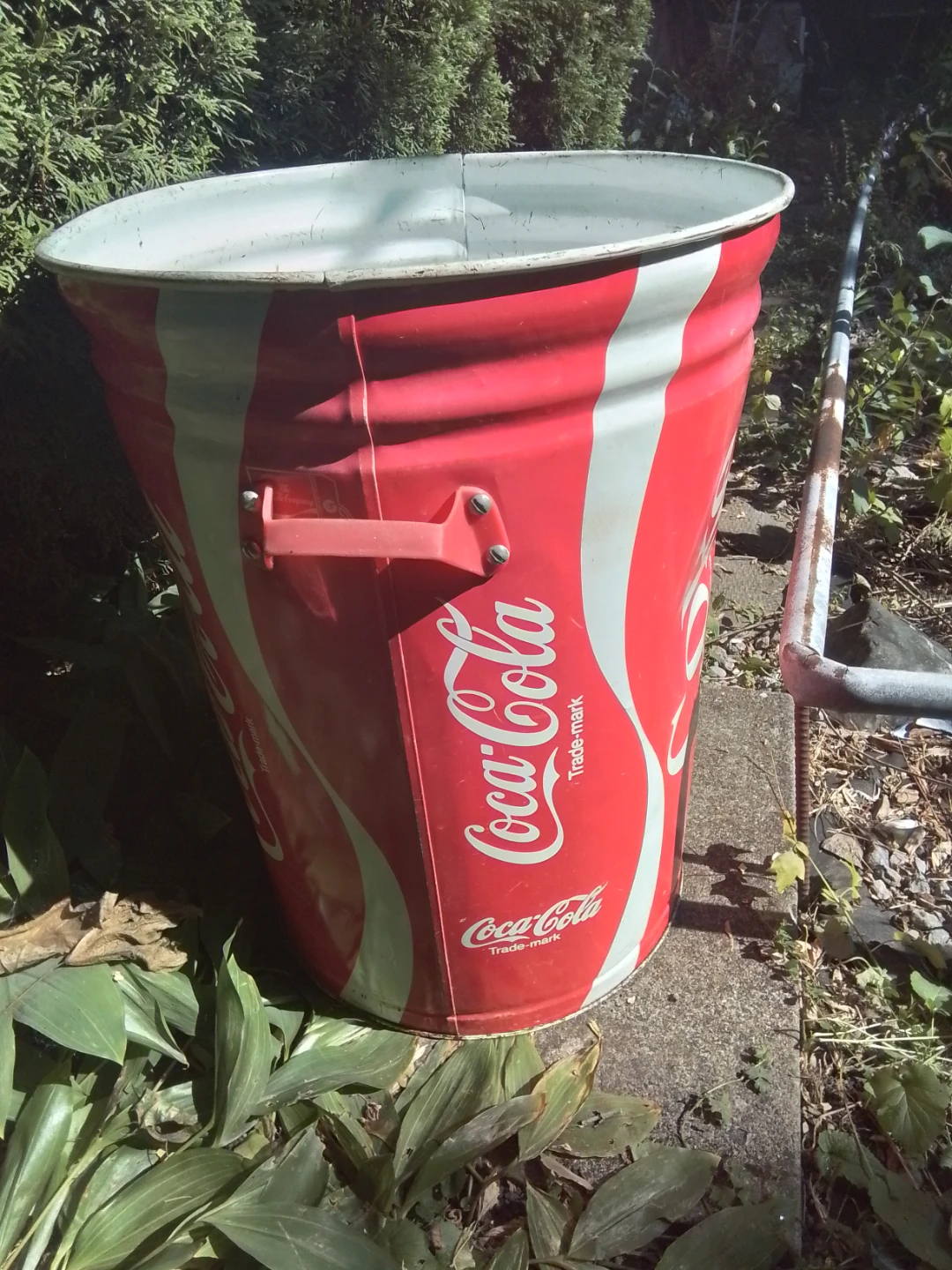 Vintage Coca-Cola Metal Cooler Bucket - photo 4