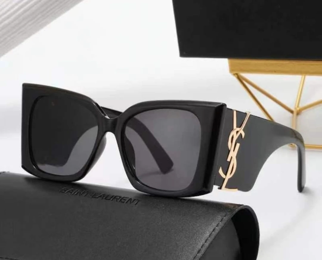 Saint Laurent Black Oversized Sunglasses
