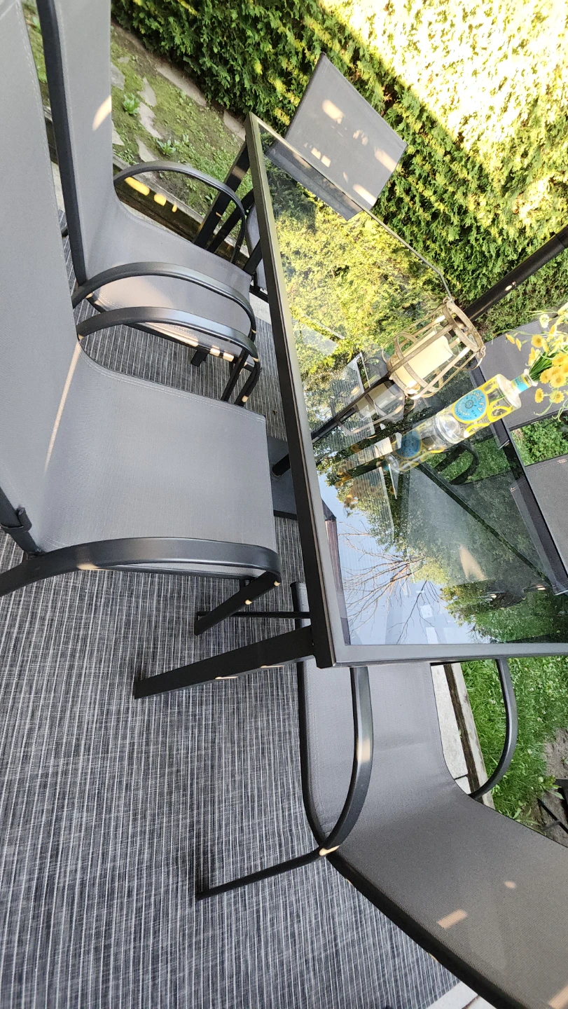 Patio Table w/6 Chairs & Tilt Umbrella LIKE NEW!  P/up Thornhill - photo 3