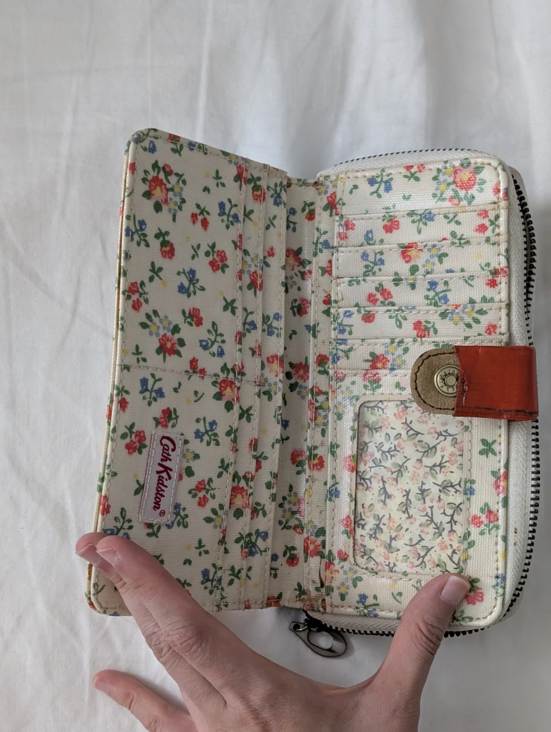 Cath Kidston Cute Floral Zip-Around Wallet Purse - photo 3