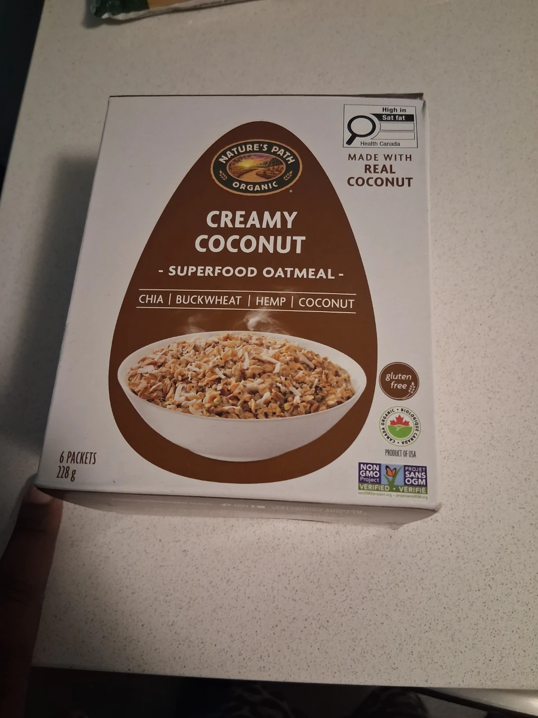 Nature's Path Organic Creamy Coconut Superfood Oatmeal - photo 3