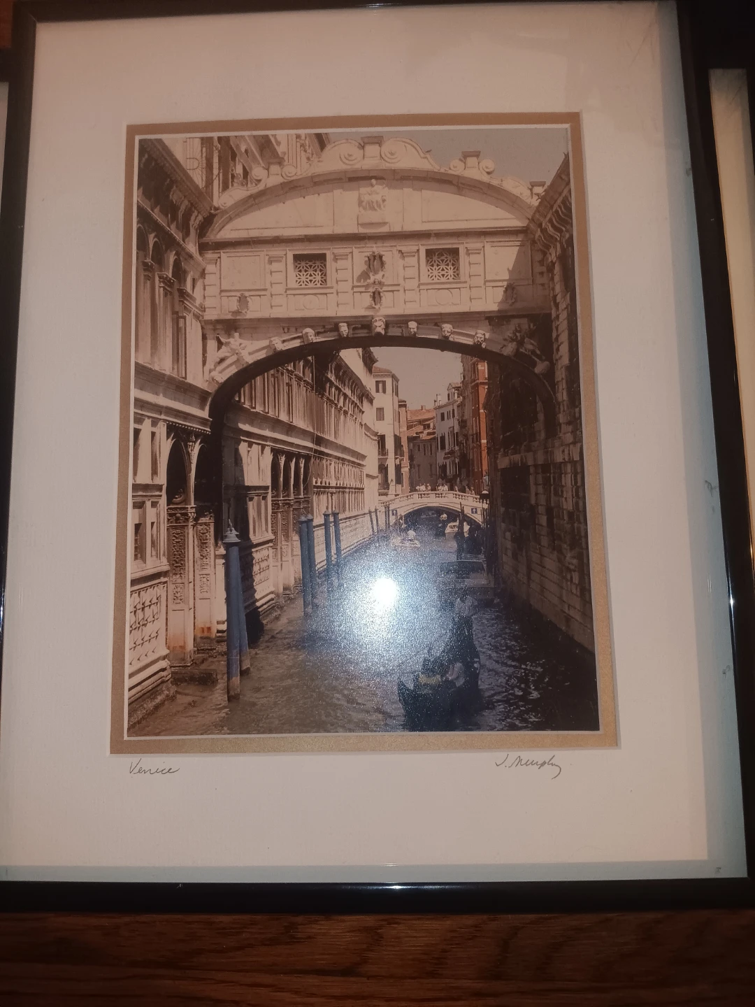 Venice Canal Print by J. Murphy