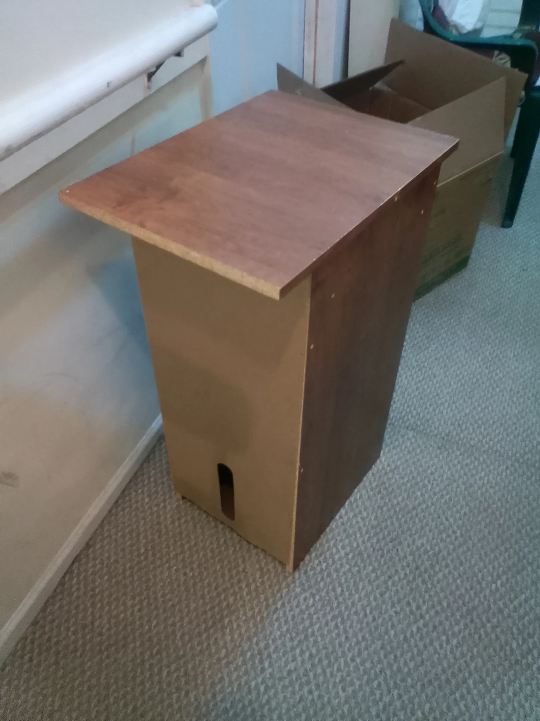 Wooden End Table or Nightstand with Drawer - photo 3