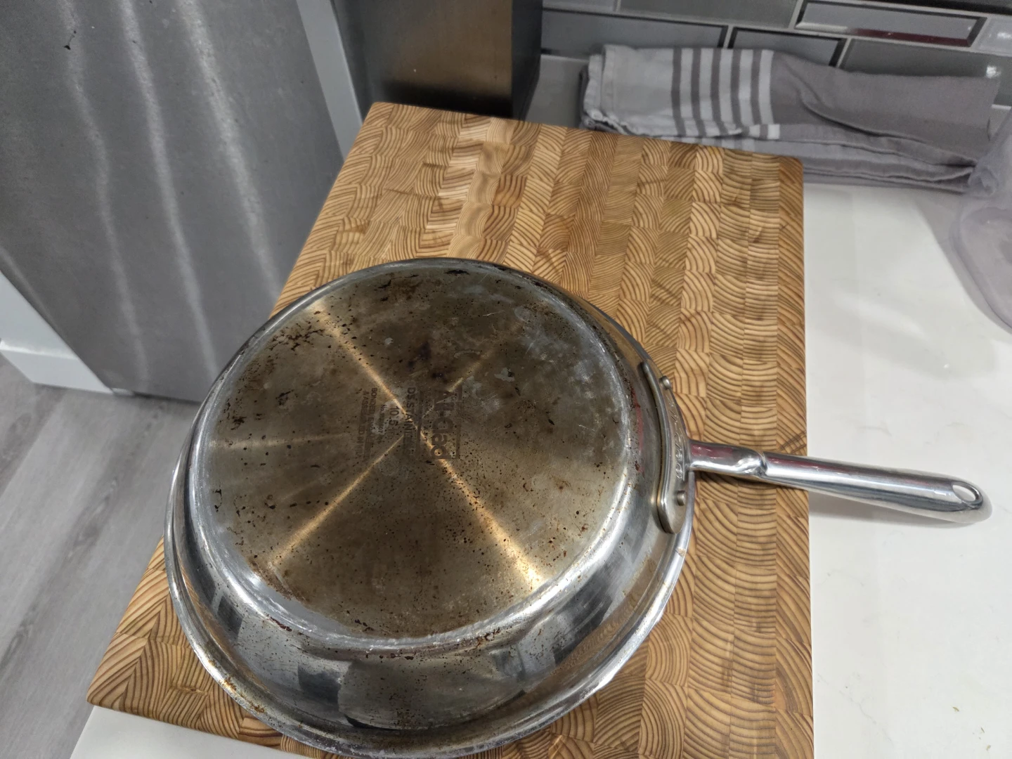 All-Clad Stainless Steel Frying Pan 5 ply 10.5 inch - photo 2