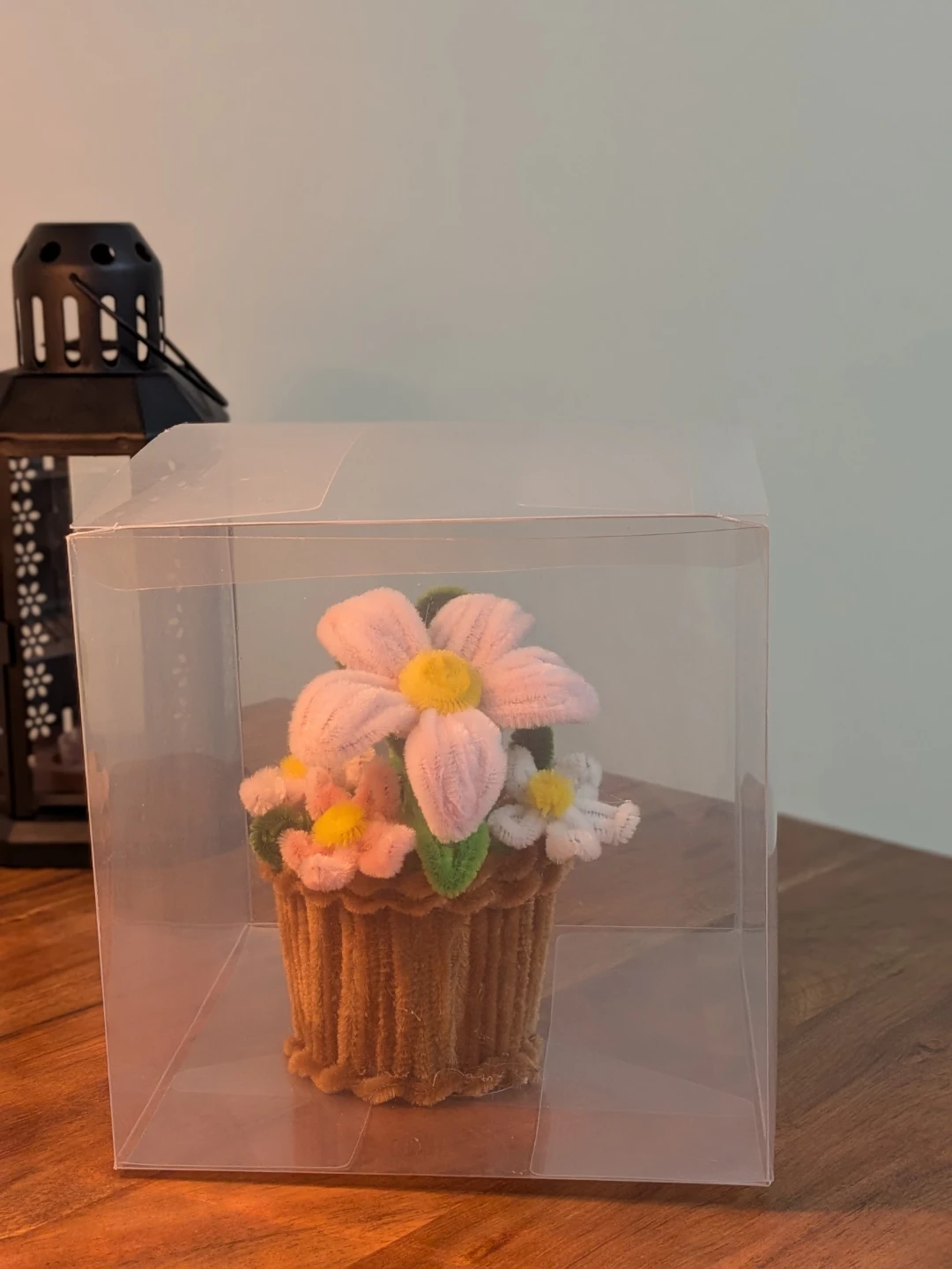 Nush handmade pipe cleaner flower pot with acrylic gift set - photo 3