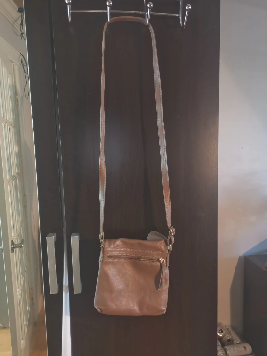 Brown Leather Crossbody Bag - photo 3
