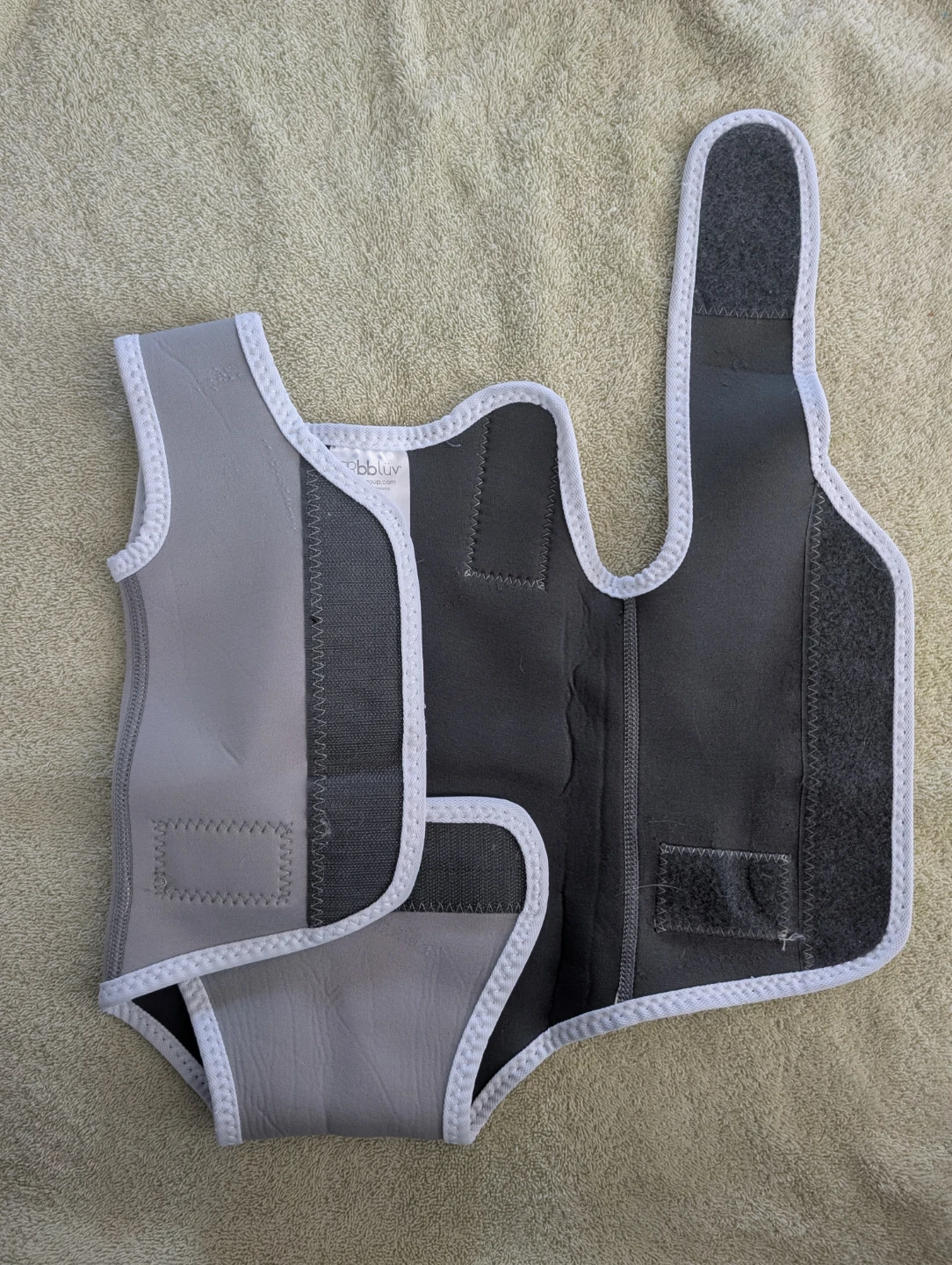 bblüv Wräp Warm Neoprene Baby Wetsuit – Grey - photo 5