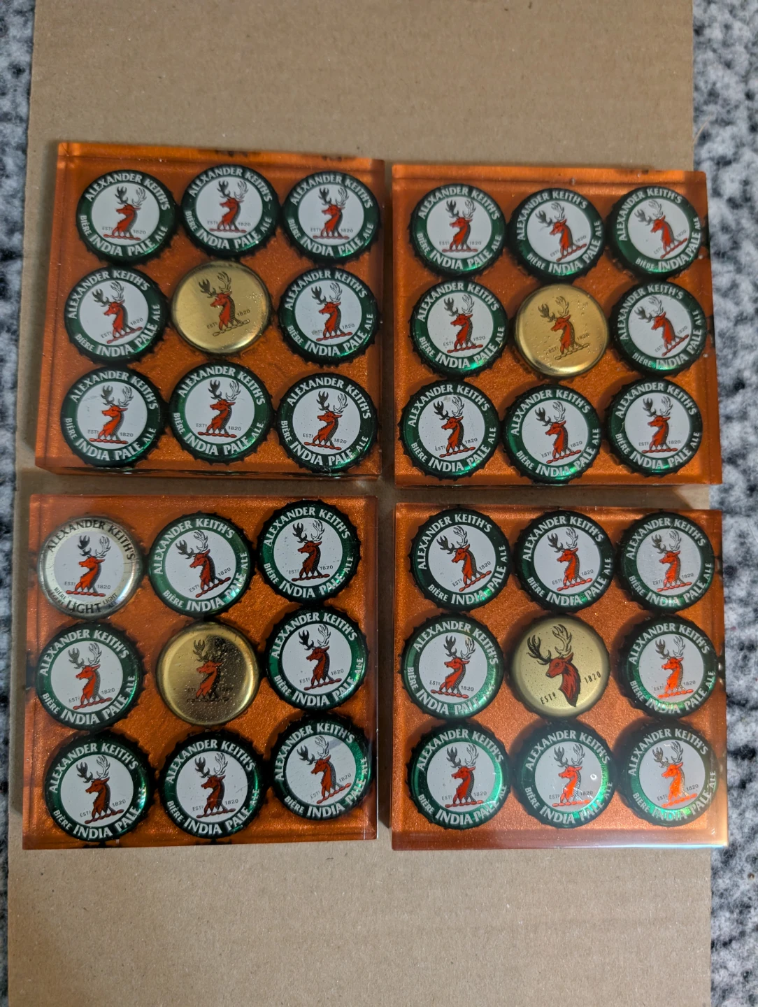 Handmade Resin Coasters - Set of 4 - photo 2