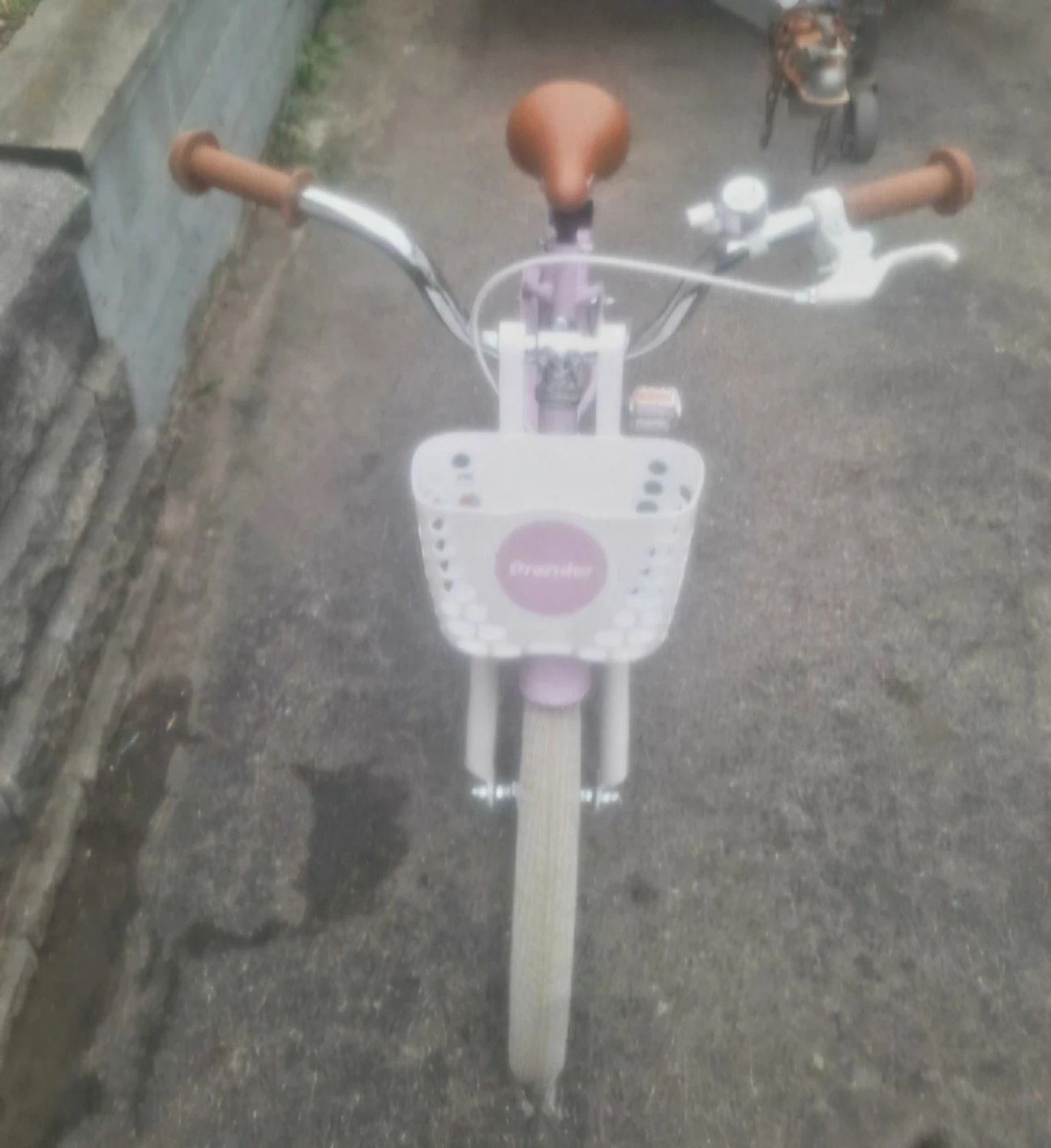 Kids' Purple Cruiser Bike with Basket - photo 2