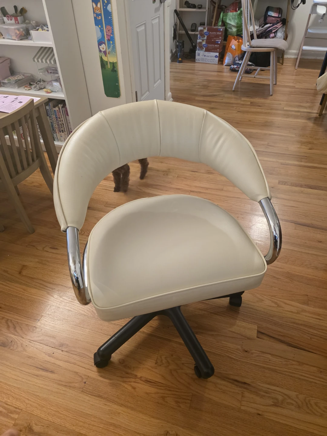 Mid-Century Modern Swivel Desk Chair