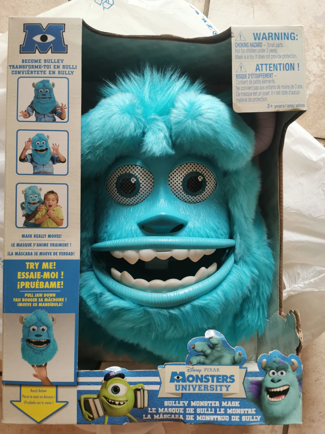 Disney Pixar Monsters University Sulley Monster Mask - photo 3