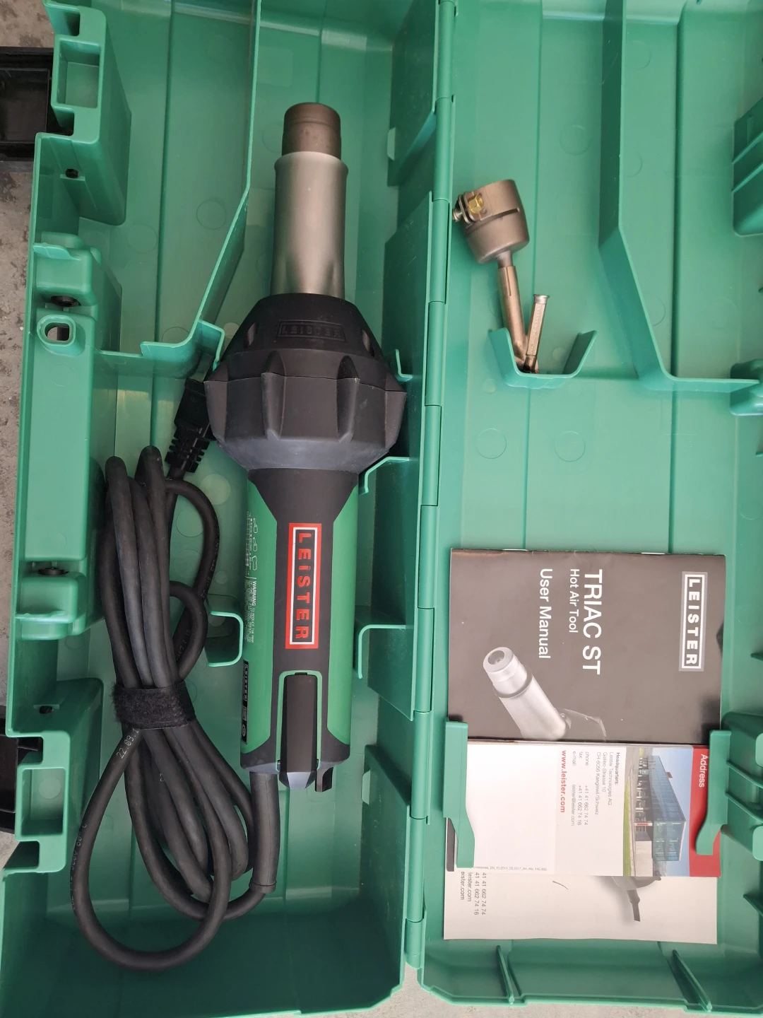 Leister TRIAC ST Hot Air Tool with Case