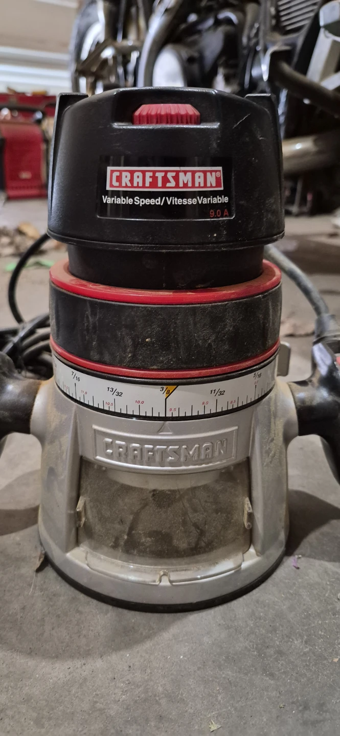 Craftsman Variable Speed Router and a Mastercraft Router. - photo 2