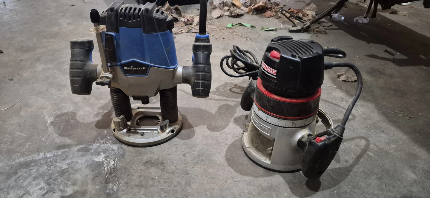 Craftsman Variable Speed Router and a Mastercraft Router. - photo 3