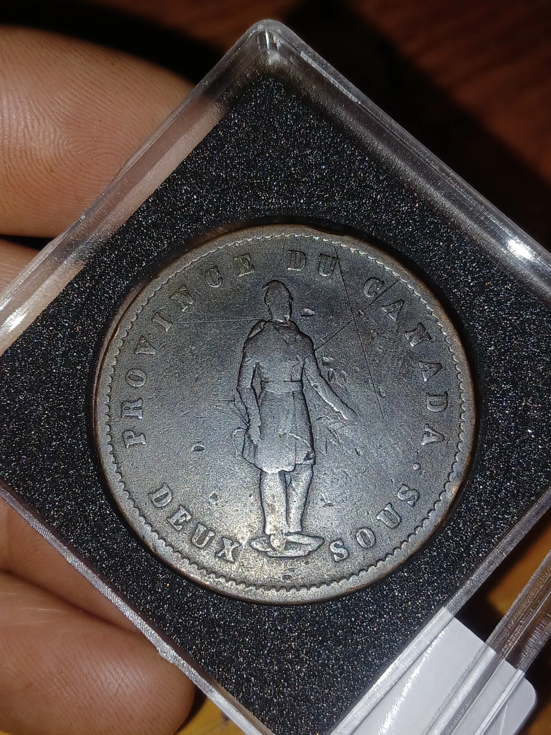 1852 Quebec Bank Token - One Penny - photo 2