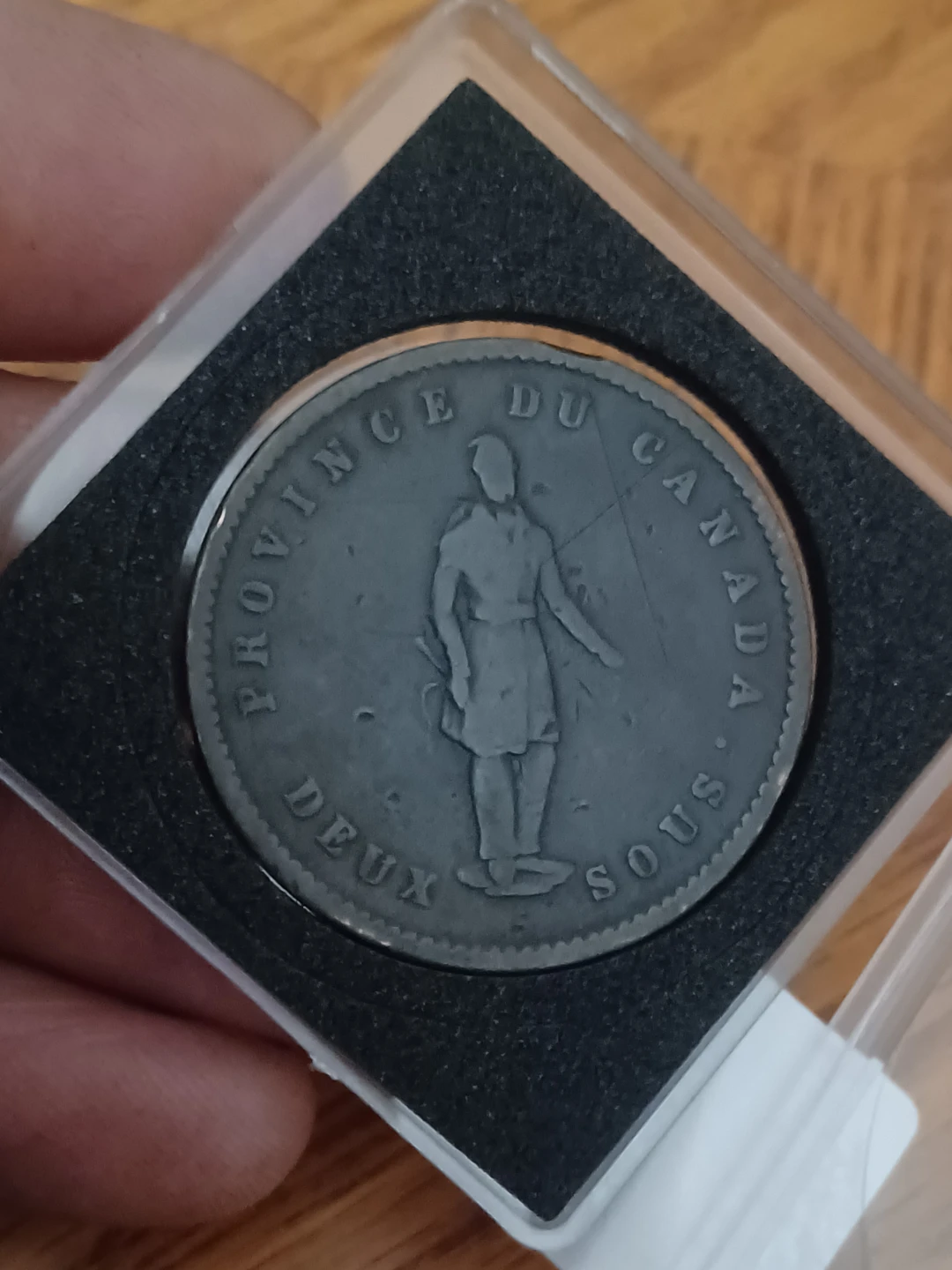 1852 Quebec Bank Token - One Penny - photo 3