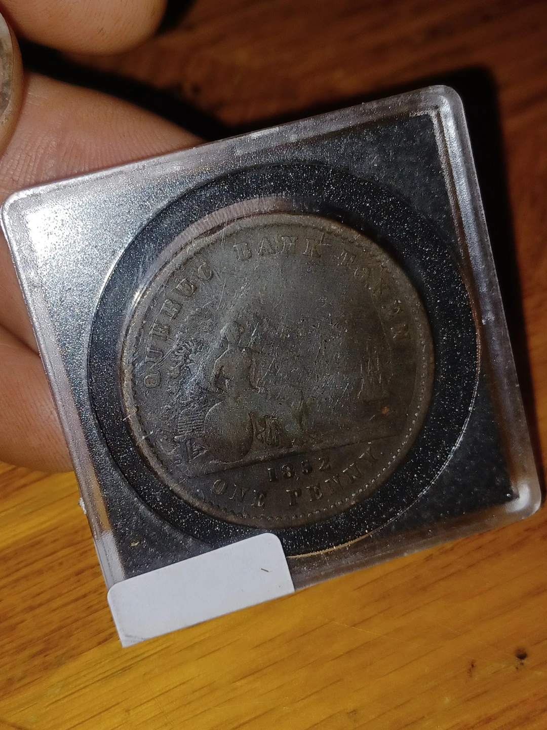 1852 Quebec Bank Token - One Penny - photo 5
