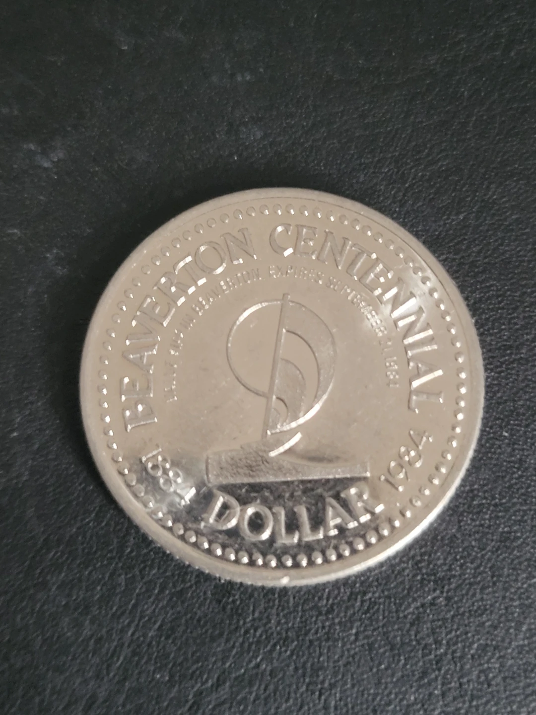 Beaverton Centennial 1984 Dollar Coin - photo 2