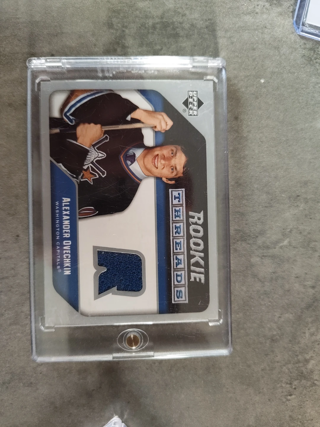 Upper Deck Rookie Threads Alexander Ovechkin Jersey Card