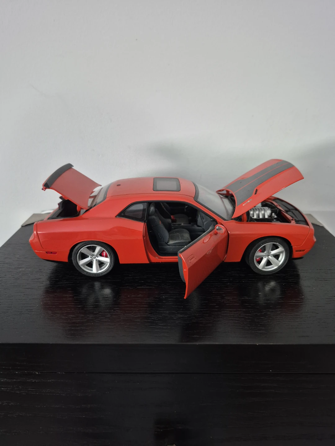 Red Dodge Challenger SRT Diecast Model Car