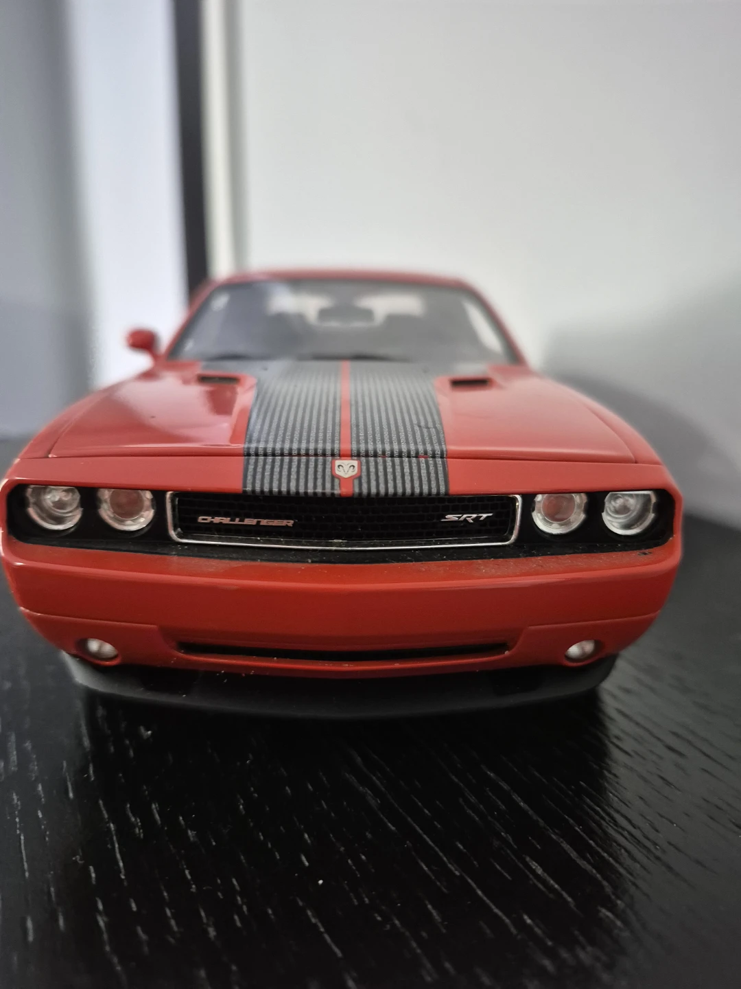 Red Dodge Challenger SRT Diecast Model Car - photo 3