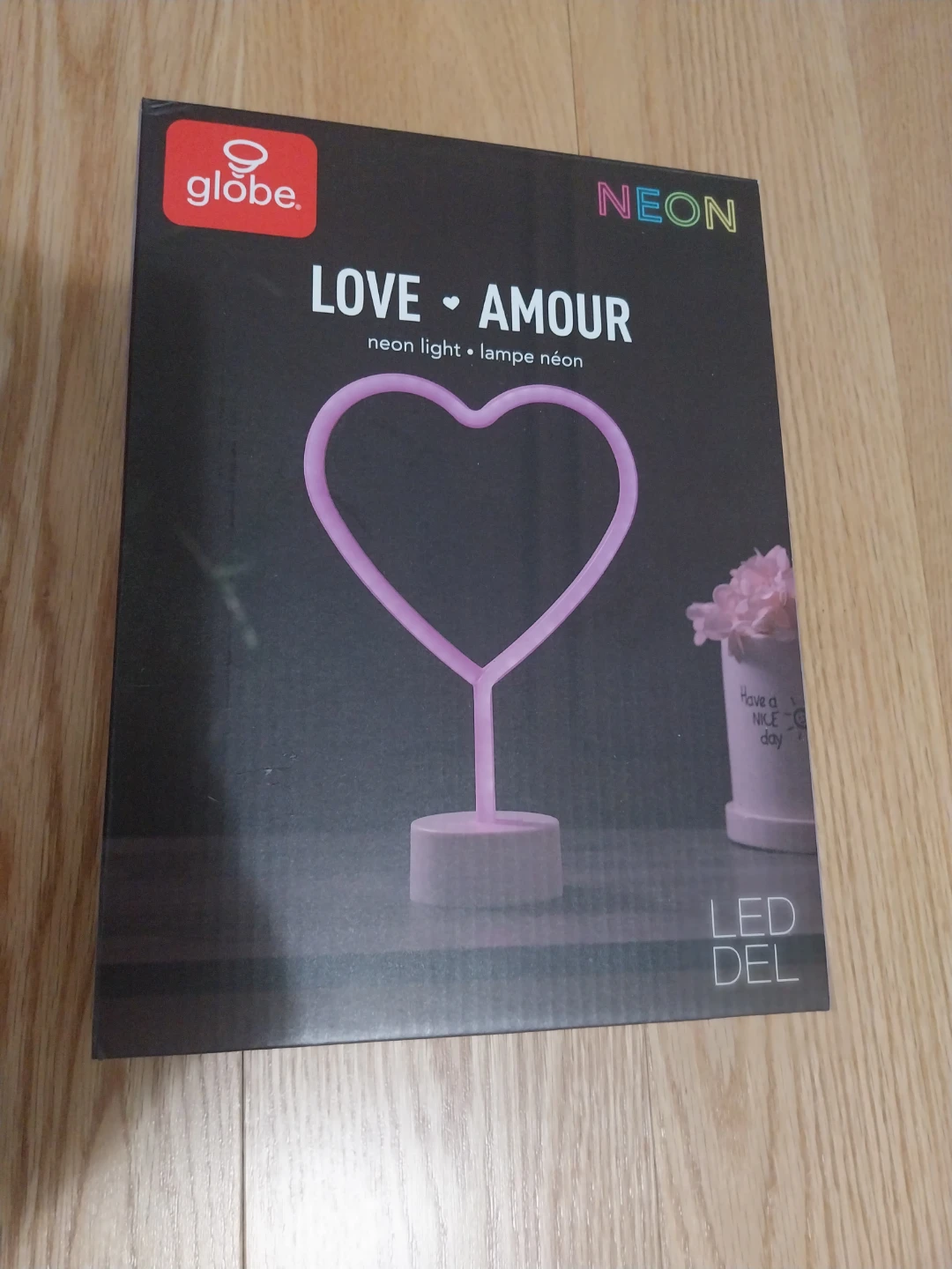 "Love Amour" Neon LED Heart Light and Decor