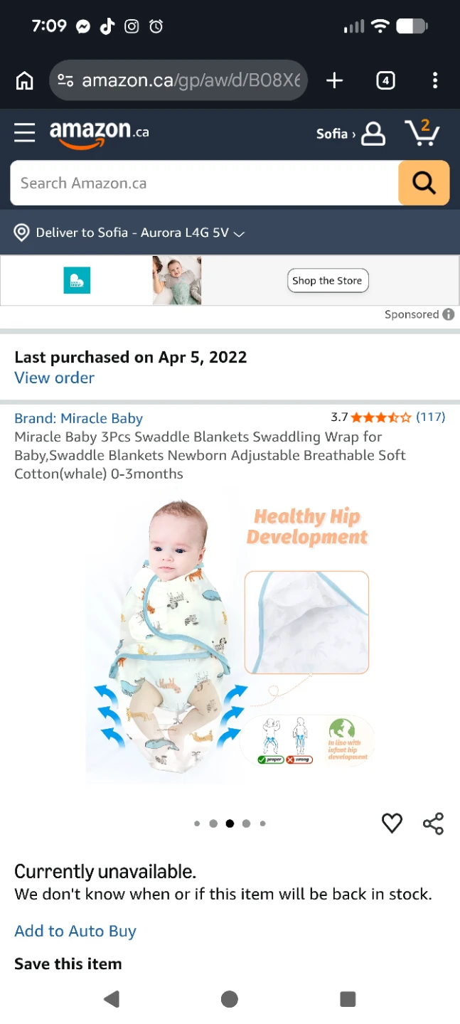 Miracle Baby Swaddle Blankets - 3 Pack - photo 2