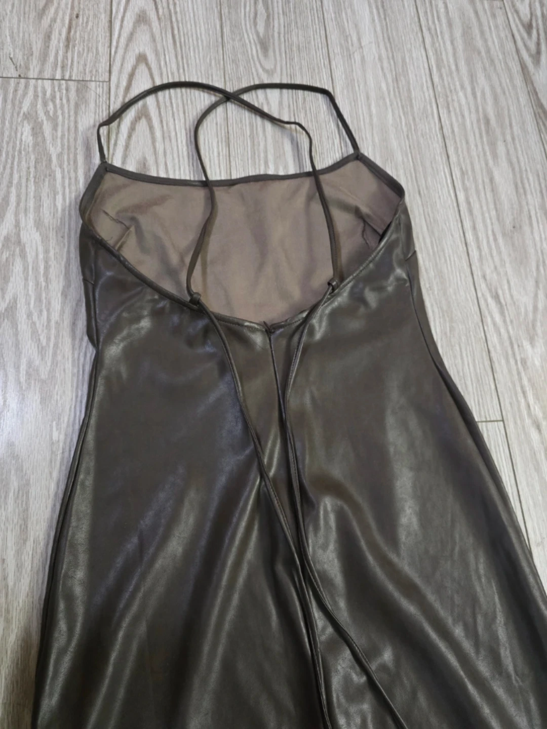 TEN by Babaton Faux Leather Dress Size 4 - photo 2