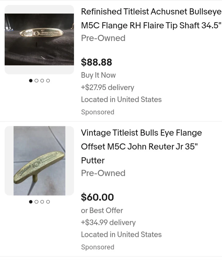 Titleist Bulls Eye Flange Putter - photo 5