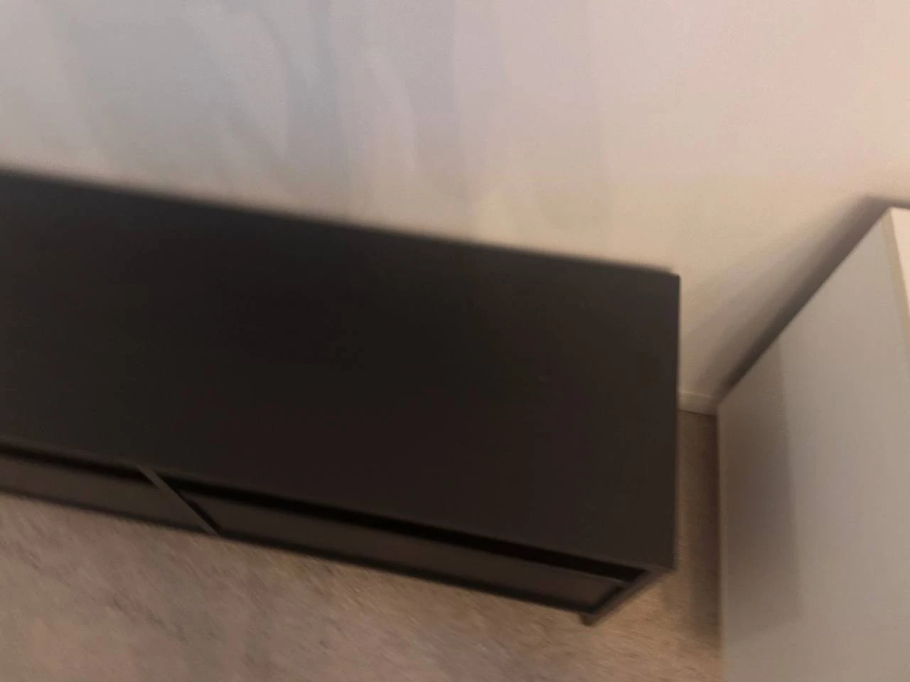 Black TV Stand with Storage - photo 4