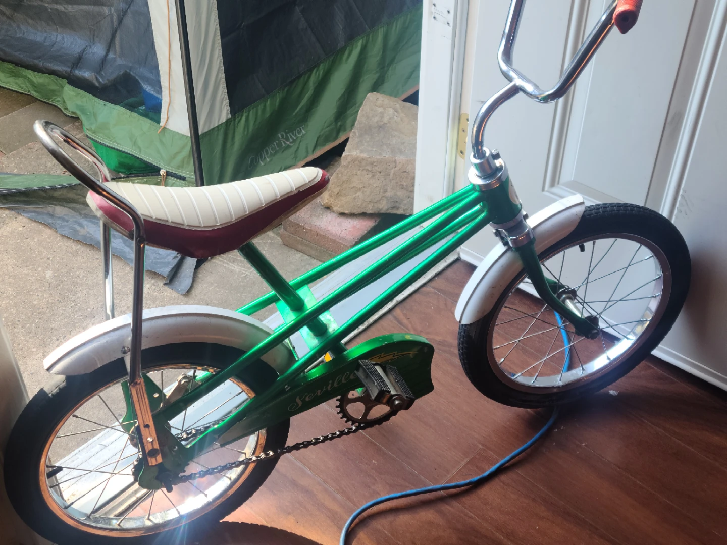 Green Seville Banana Seat Bicycle