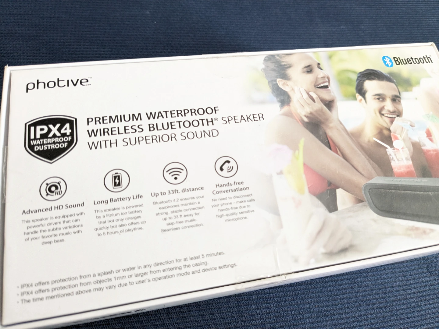 Waterproof Bluetooth Portable Speaker - photo 2