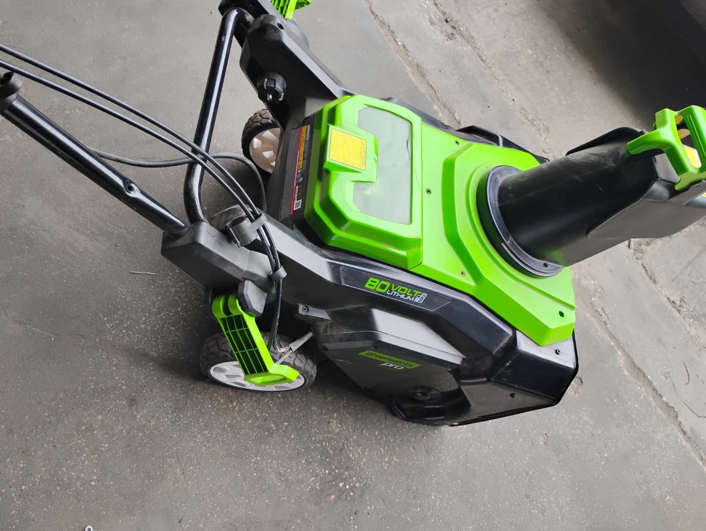 Greenworks PRO 80V Snow Blower - photo 3
