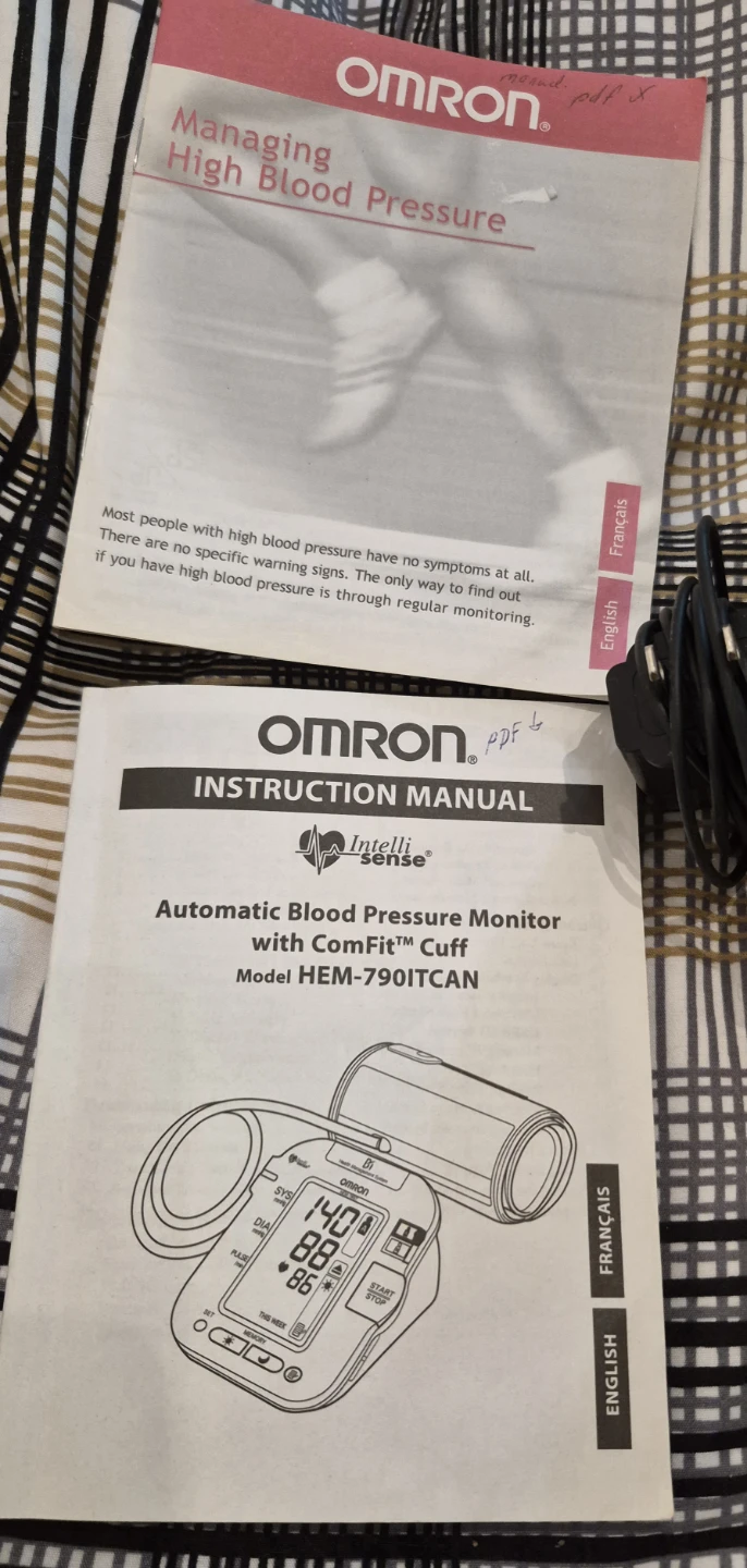 Omron blood pressure monitor - photo 3