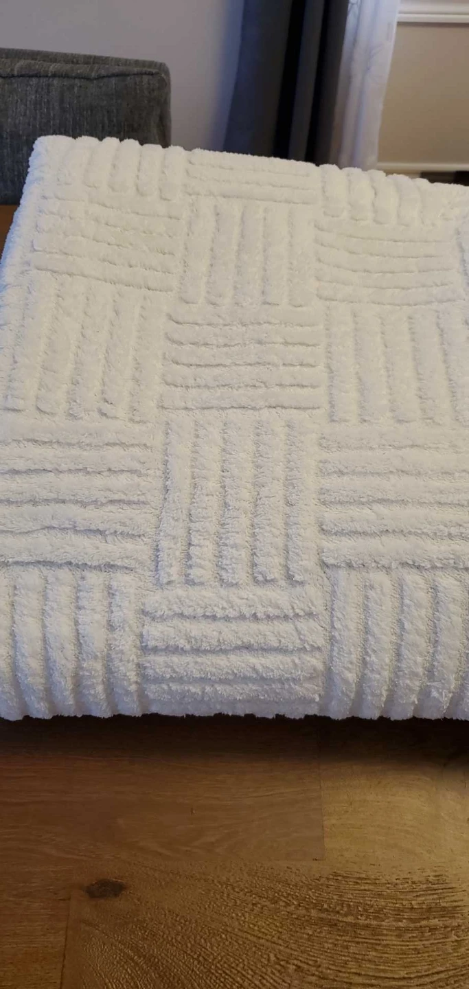 6' X 9' Cream White Washable Area Rug - photo 2