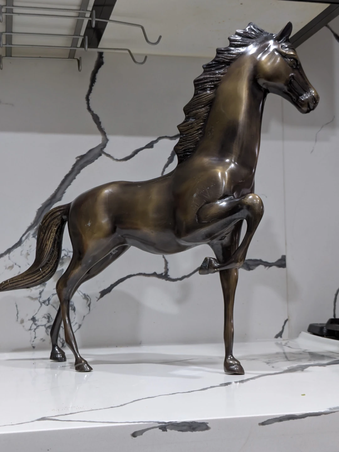 Solid Bronze Horse Statue - photo 2