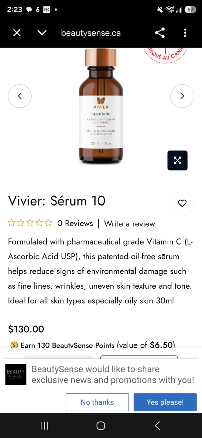 Vivier Sérum 10 Antioxidant Serum 30 ml (open box unused) - photo 4