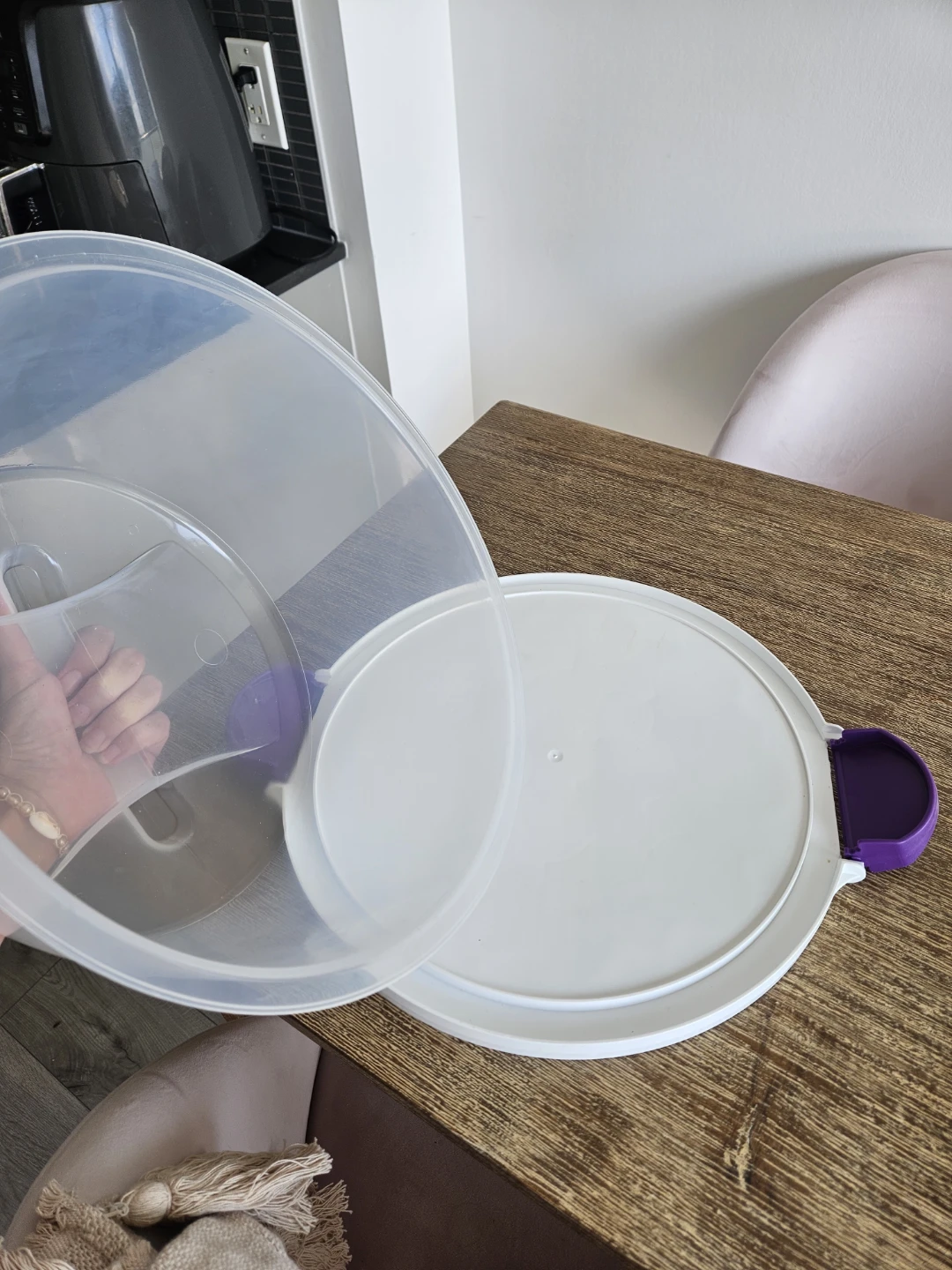 Clear Plastic Cake Carrier - photo 2