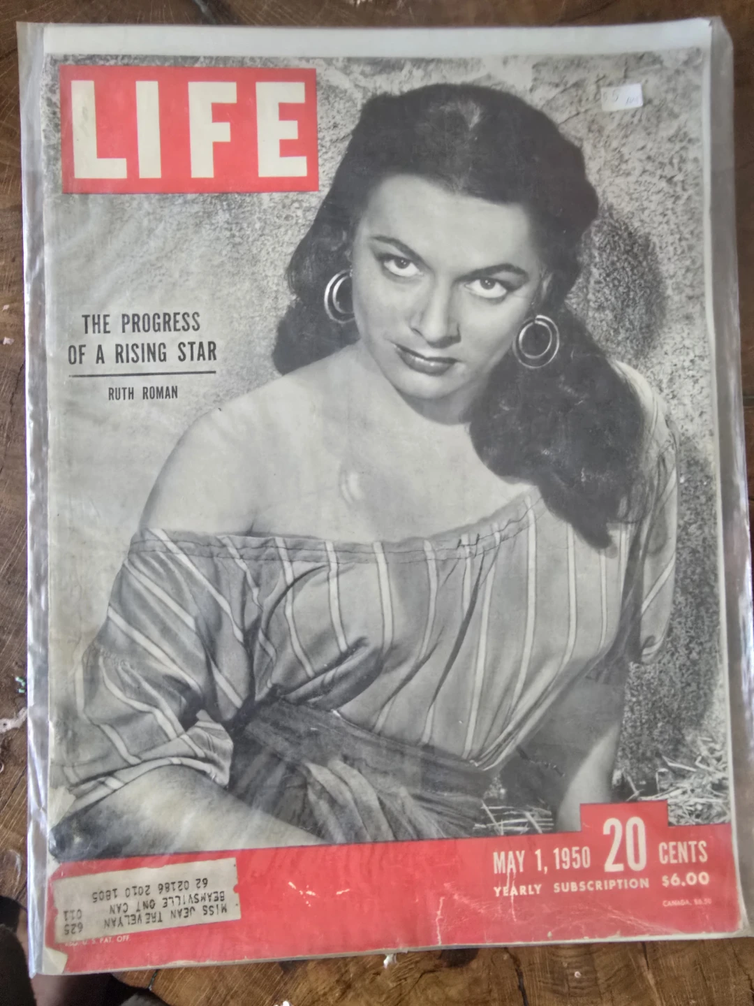 LIFE Magazine - May 1, 1950 - Ruth Roman Cover