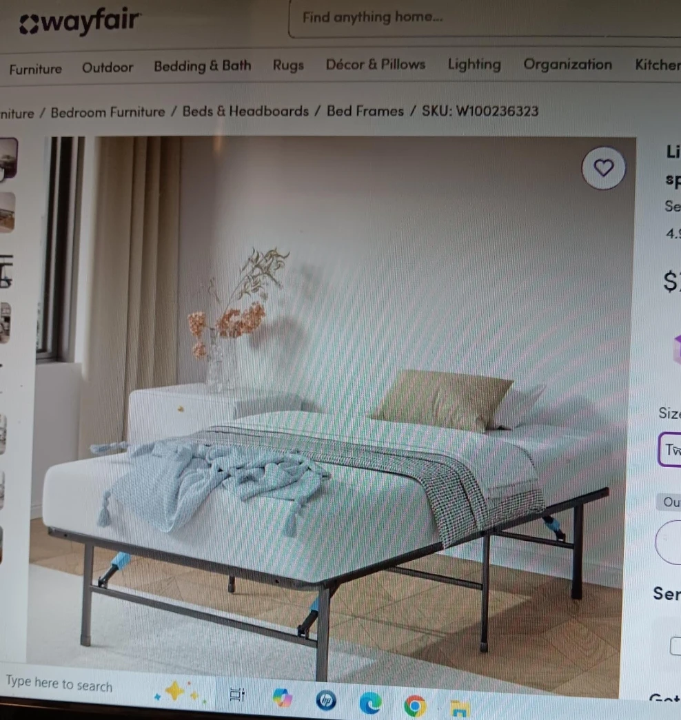 14 inch Folding Bed Frame - Twin - photo 5
