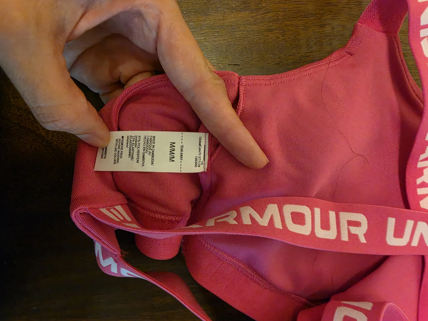 Under Armour Pink Sports Bra M/M - photo 3