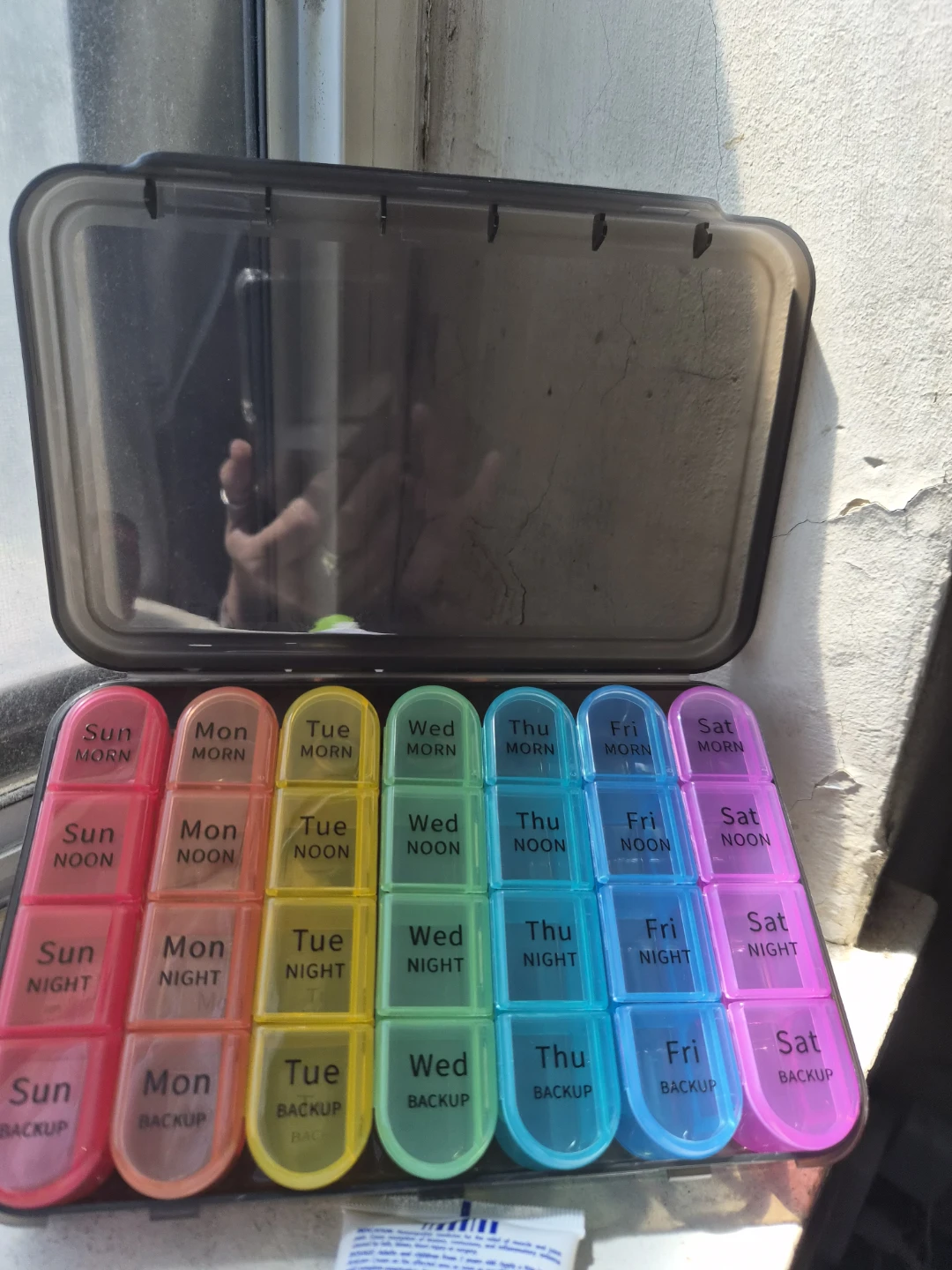 7-Day Pill Organizer in multiple coulors.s.
