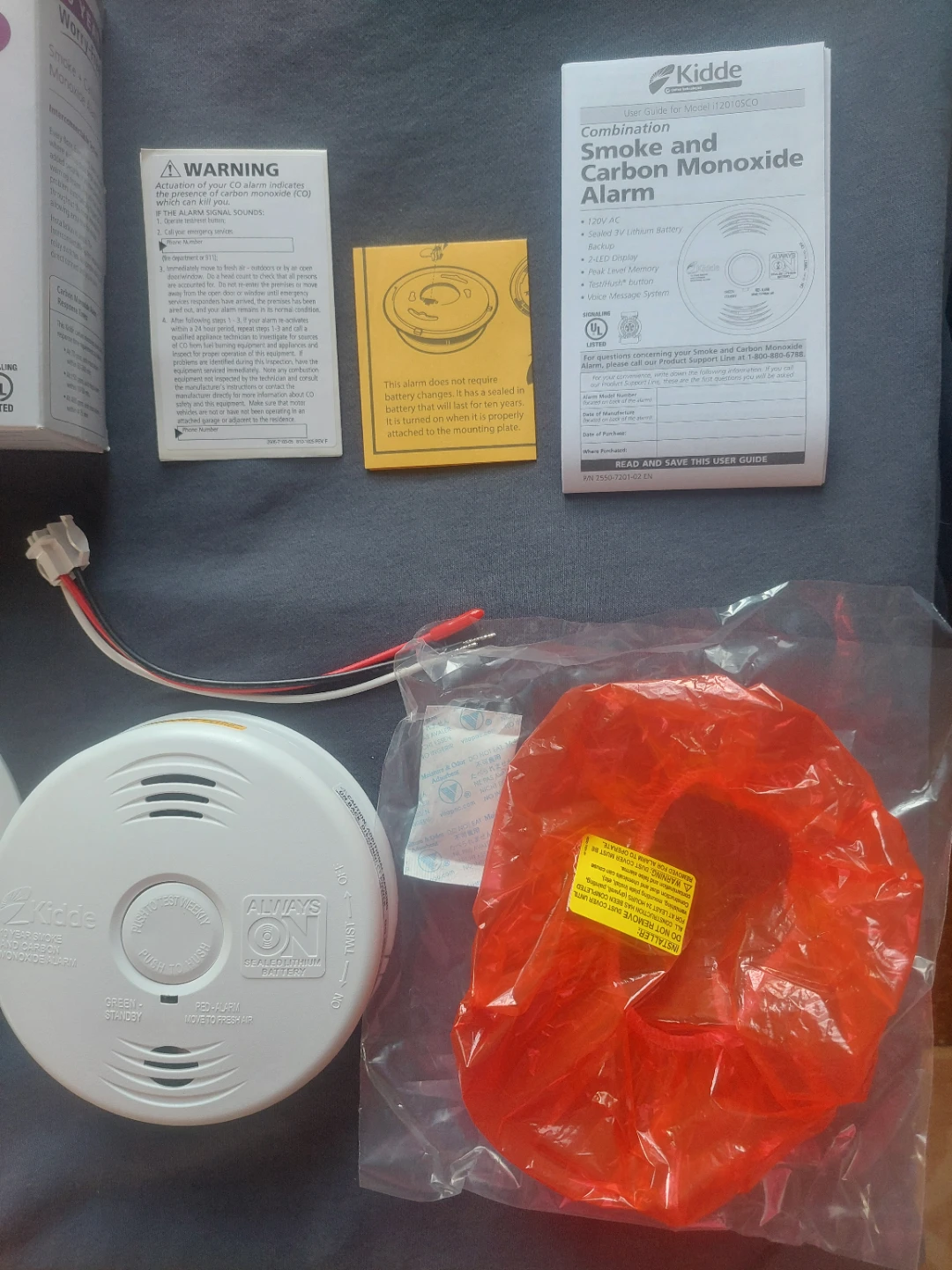 New Kidde 10 Year Smoke + Carbon Monoxide Alarm - photo 3