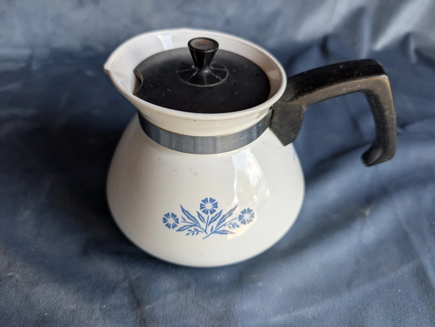 Corning Ware Blue Cornflower 6 cup tea Pot - photo 3