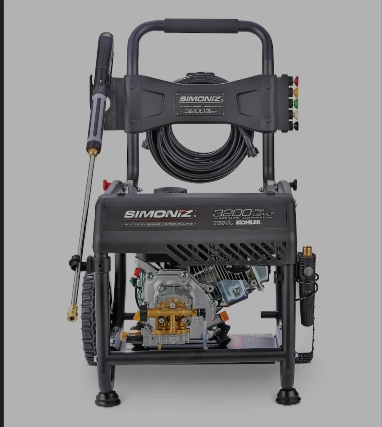 SIMONIZ PLATIMUM SERIES 3200 PSI PRESSURE WASHER. - photo 2