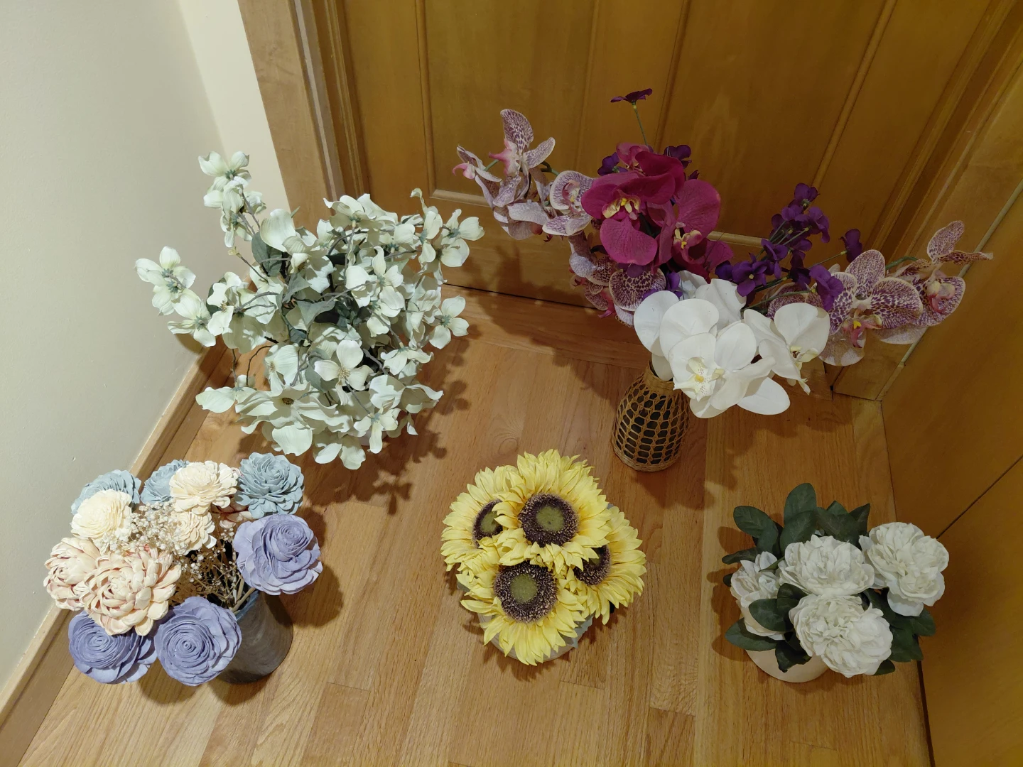 Artificial Flower Arrangements (Set of 5) - photo 2