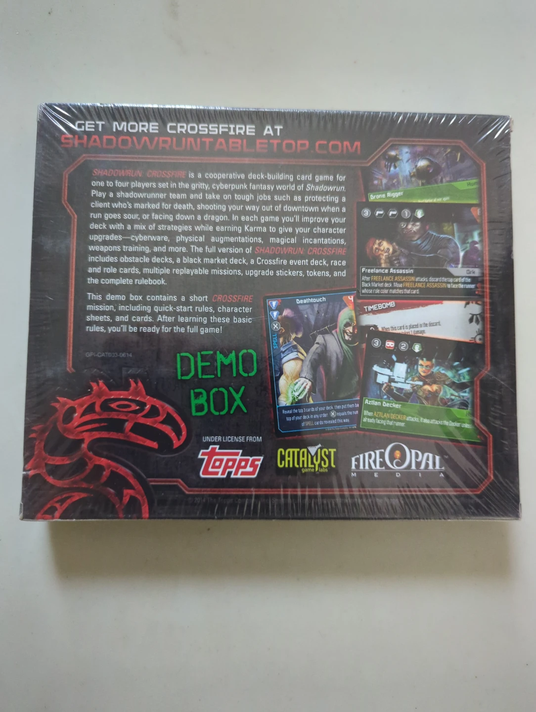 Shadowrun Crossfire Demo Box Deck-Building Game - photo 2