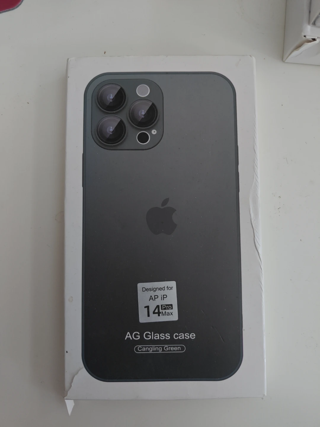 AG Glass Silicone Case for iPhone 14 Pro Max - Cangding Green - photo 2