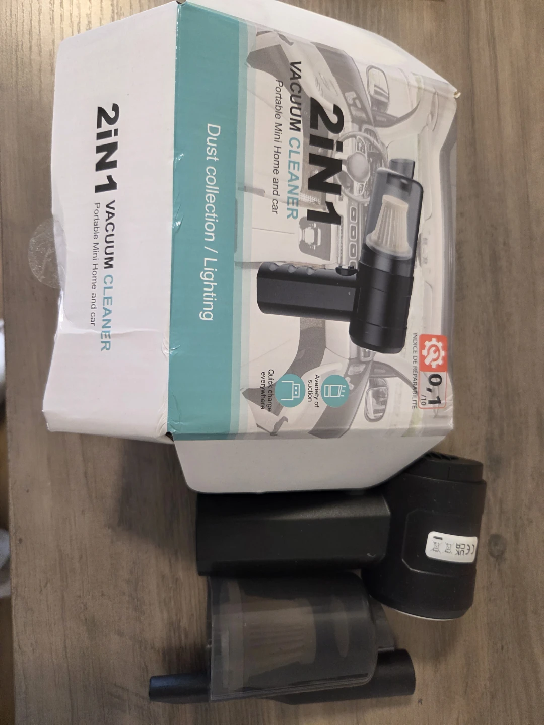 2-in-1 Portable Mini Vacuum Cleaner for Home and Car - photo 2