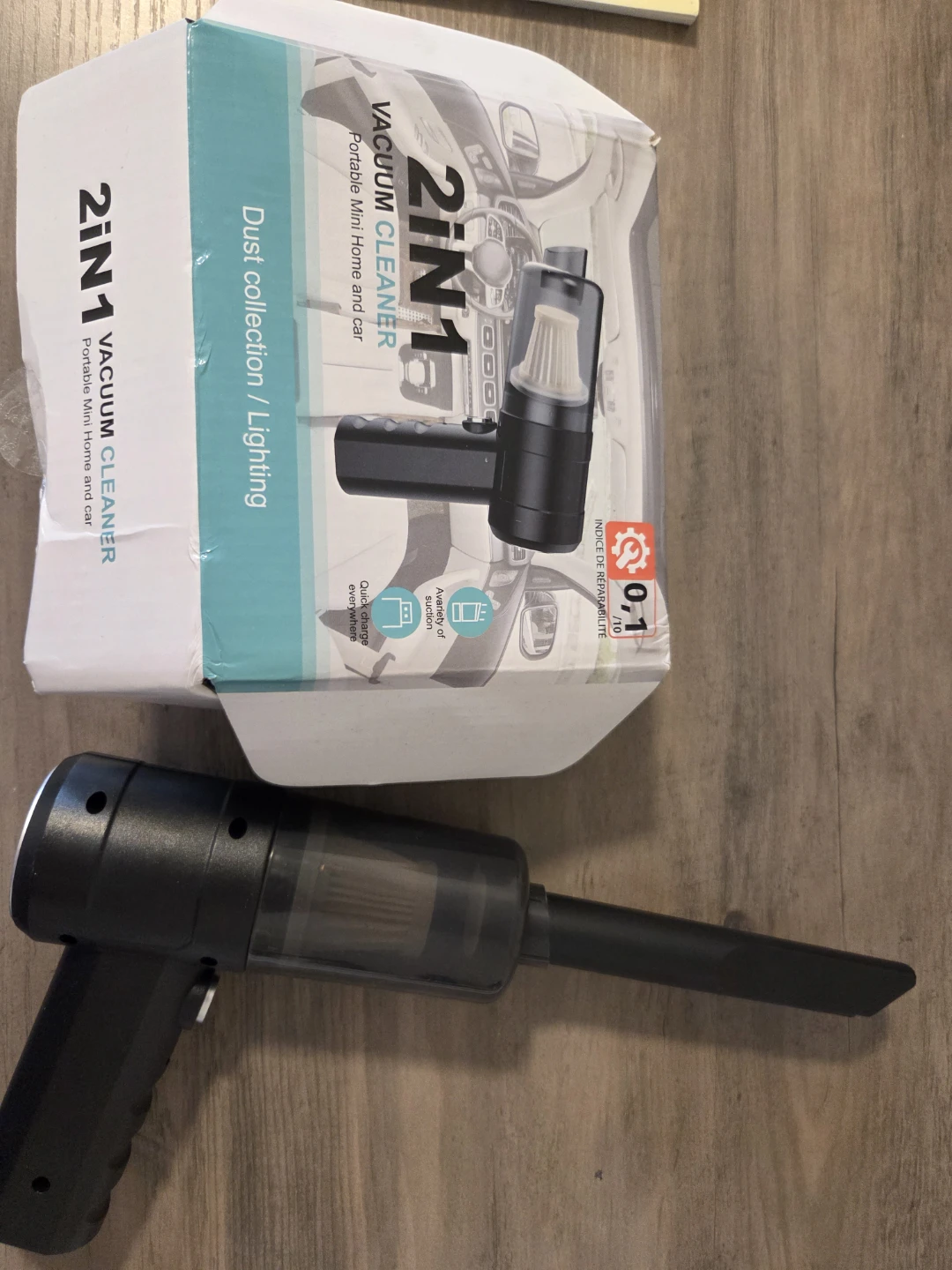 2-in-1 Portable Mini Vacuum Cleaner for Home and Car - photo 3